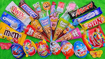 Top 5 Satisfying Video ASMR Lollipops Chocolate and Gummy Candy Unboxing Video Most Popular Candy.