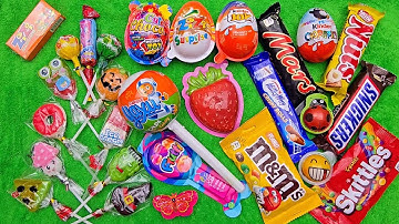 Top 5 Satisfying Video ASMR Lollipops Chocolate and Gummy Candy Unboxing Video Most Popular Candy.